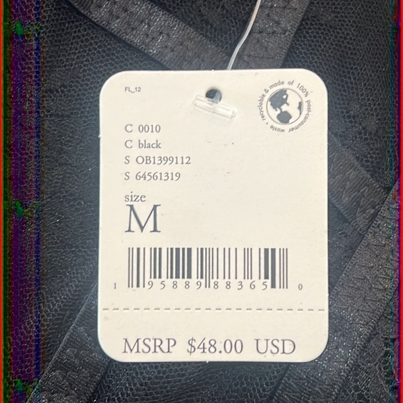 NWT Free People S OR M Layer in Lace Bustier Black Longline Corset Bra Side Hook - Picture 10 of 10